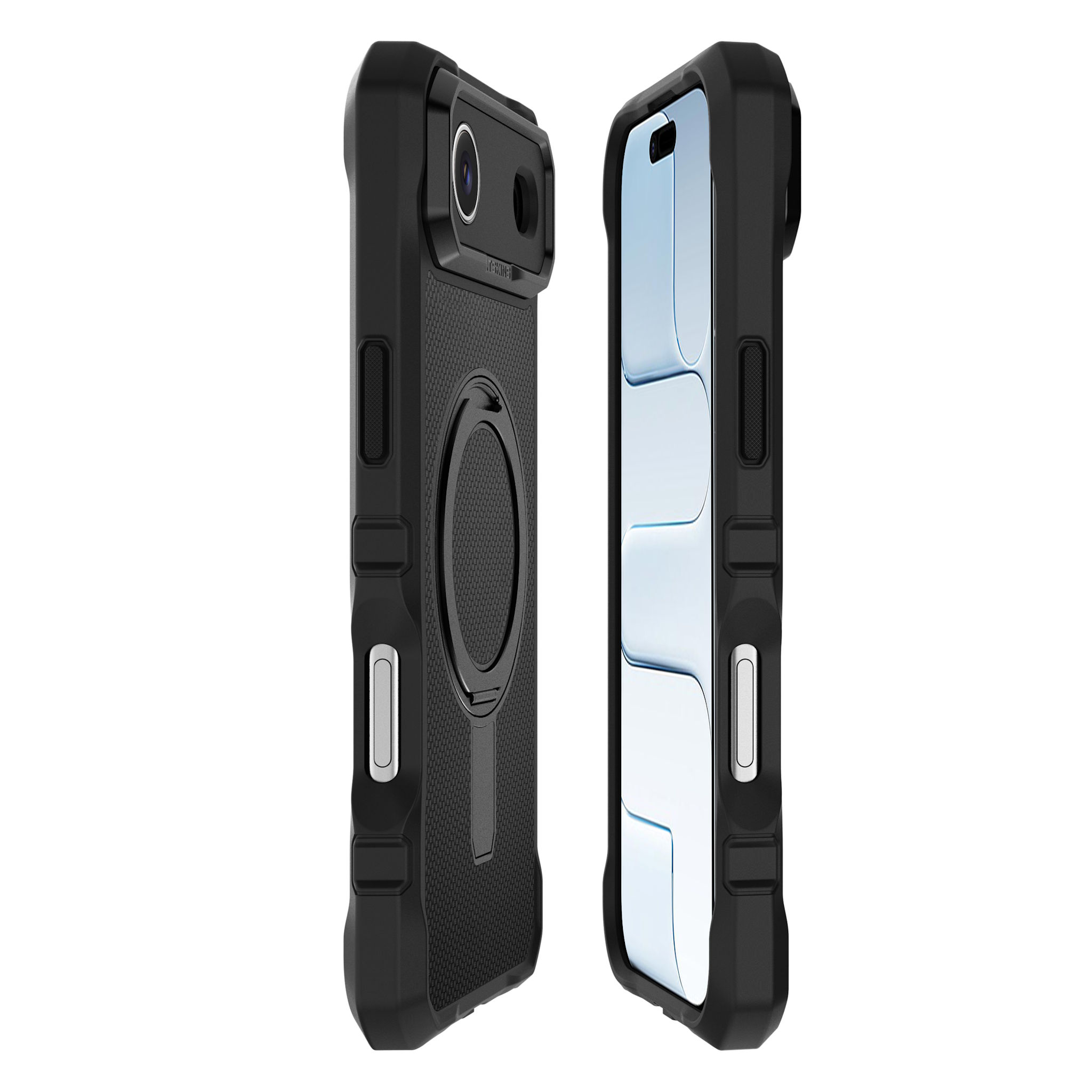 ITSKINS Supreme R Nylon Stand With MagSafe Case for Apple iPhone Air - Black