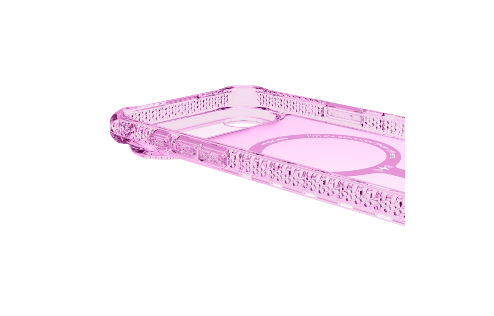 ITSKINS Hybrid R Vapor MagSafe Case for Apple iPhone Air - Light Pink