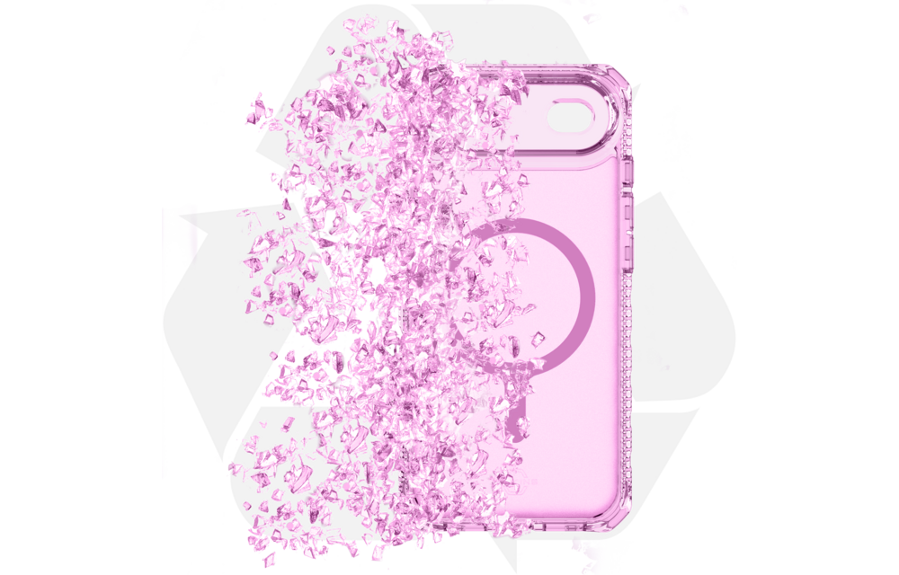 ITSKINS Hybrid R Vapor MagSafe Case for Apple iPhone Air - Light Pink