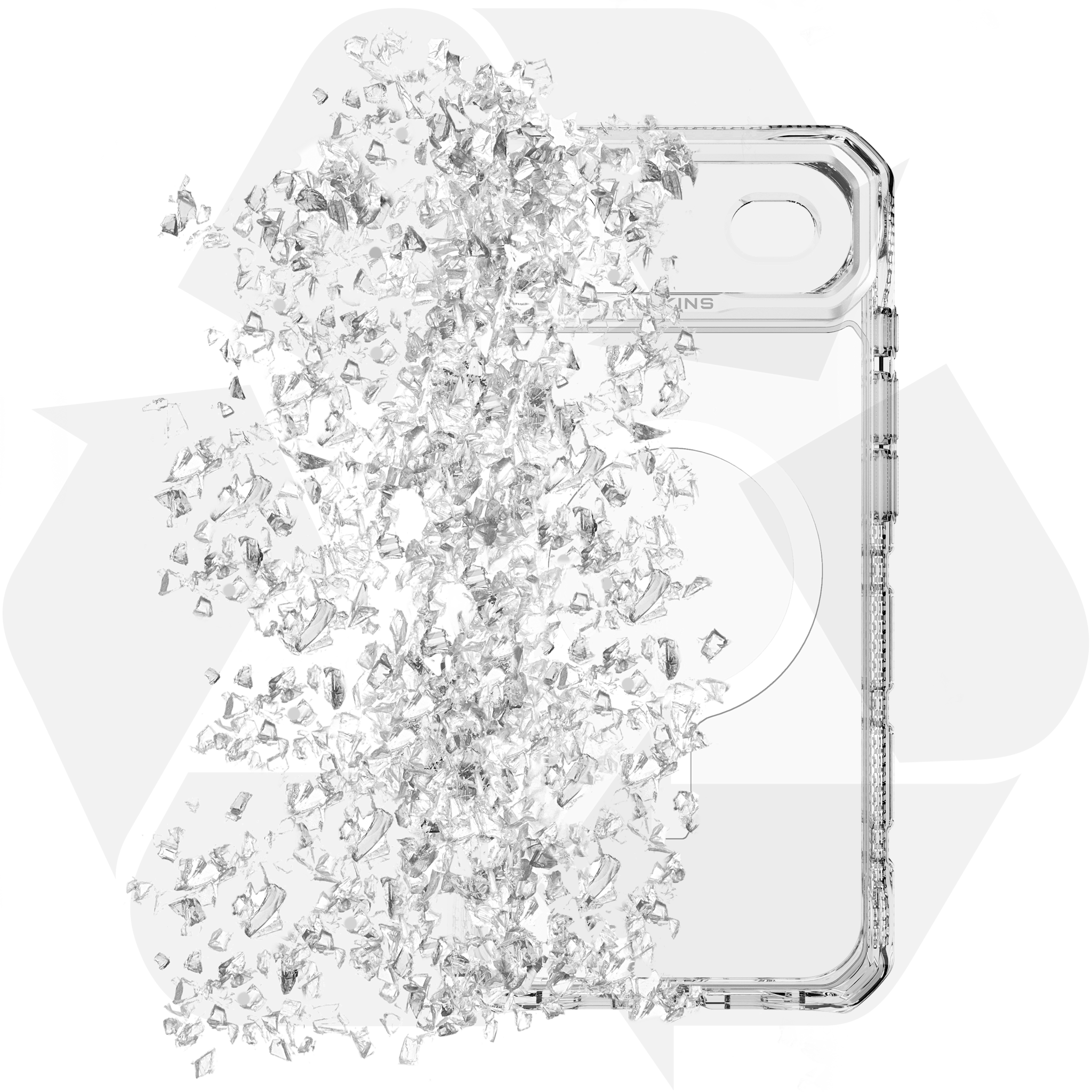 ITSKINS SUPREME R Clear MagSafe Case for Apple iPhone Air - Transparent