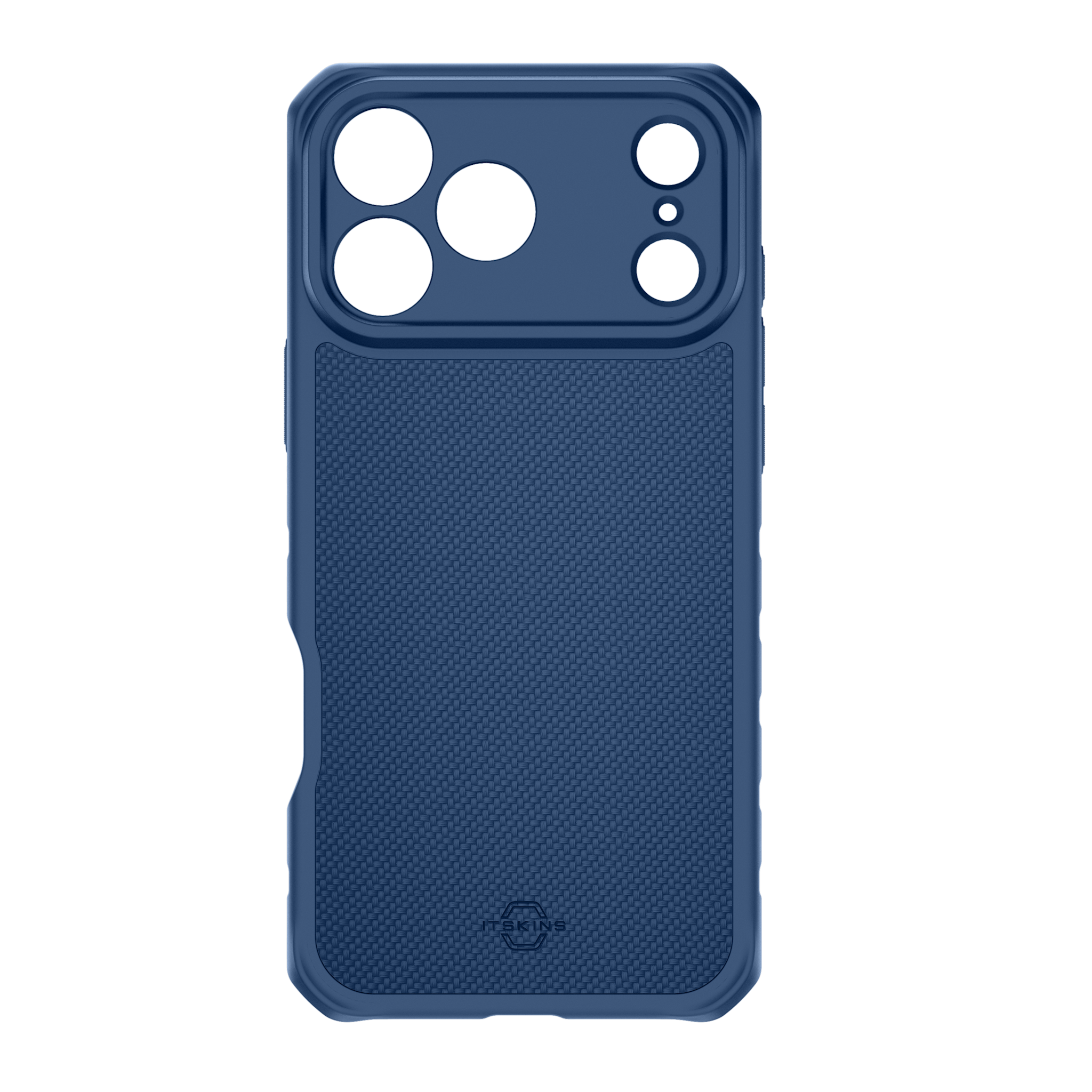 ITSKINS Hybrid R Nylon With MagSafe Case for Apple iPhone 17 Pro Max - Dark Blue