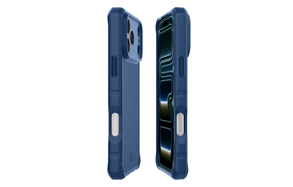 ITSKINS Hybrid R Nylon With MagSafe Case for Apple iPhone 17 Pro Max - Dark Blue