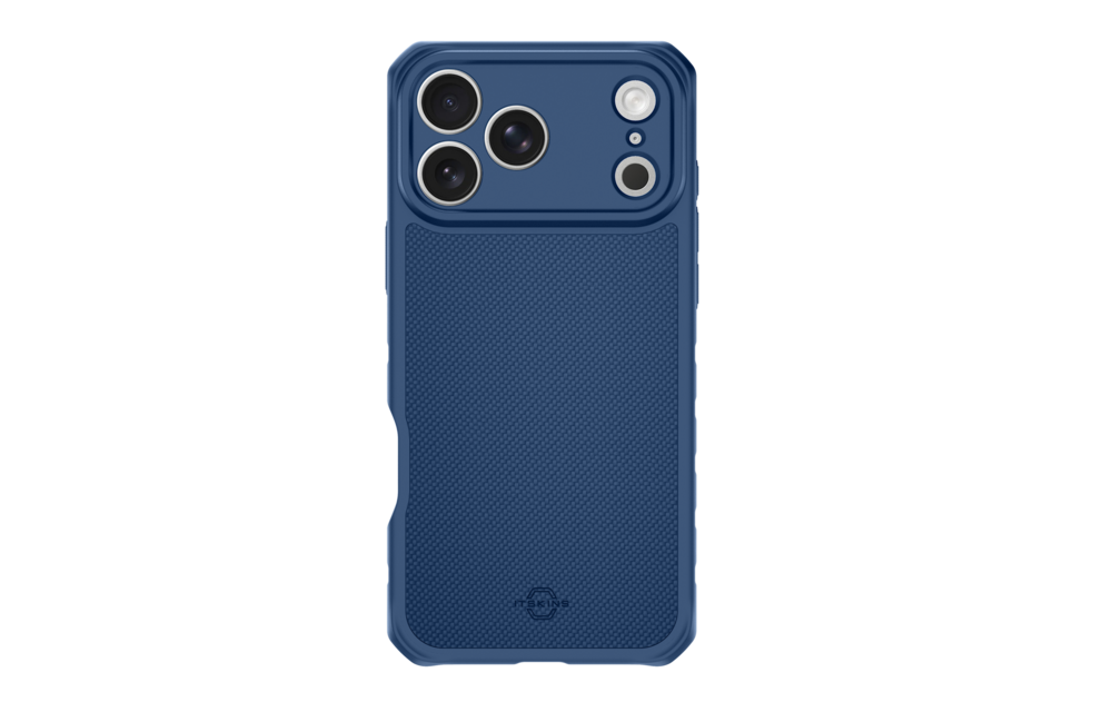 ITSKINS Hybrid R Nylon With MagSafe Case for Apple iPhone 17 Pro Max - Dark Blue