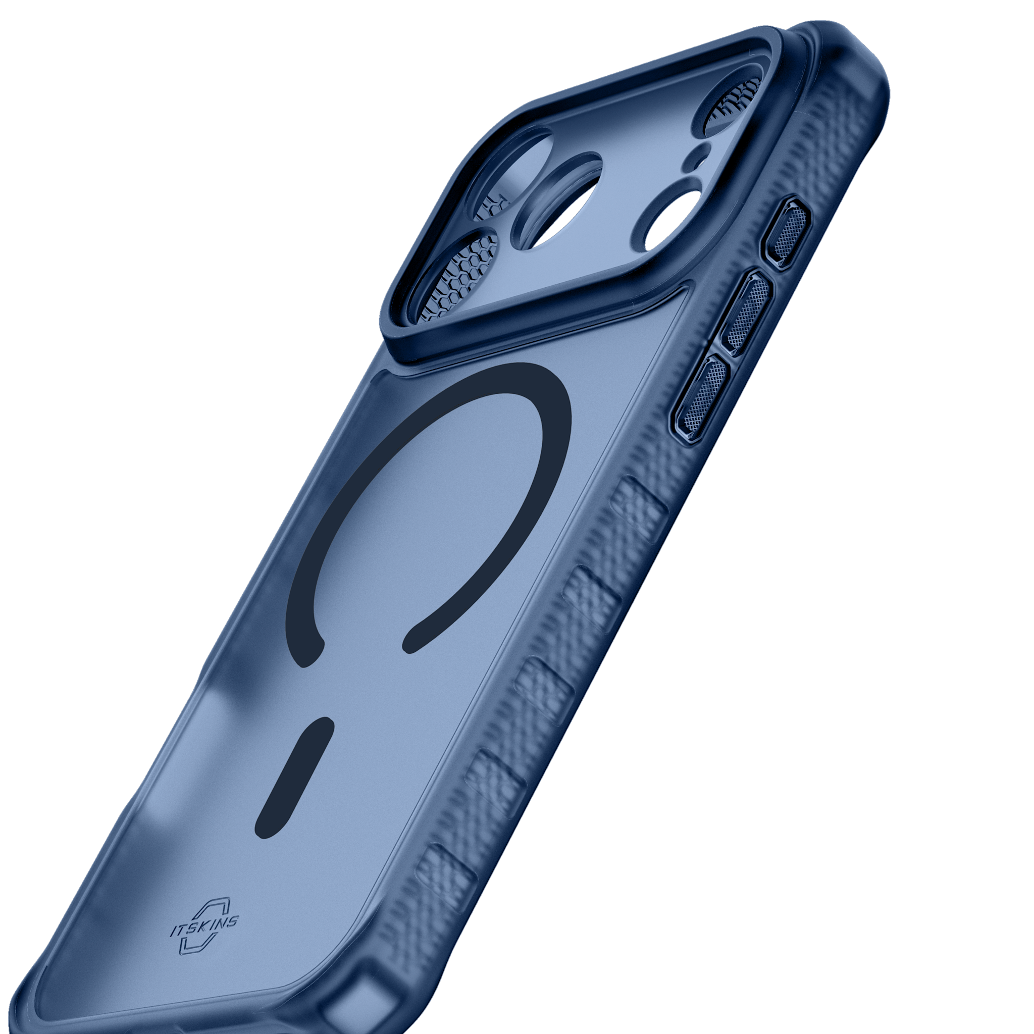ITSKINS Hybrid Frost MagSafe Case for Apple iPhone 17 Pro Max - Navy Blue