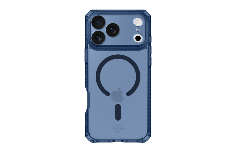ITSKINS Hybrid Frost MagSafe Case for Apple iPhone 17 Pro Max - Navy Blue