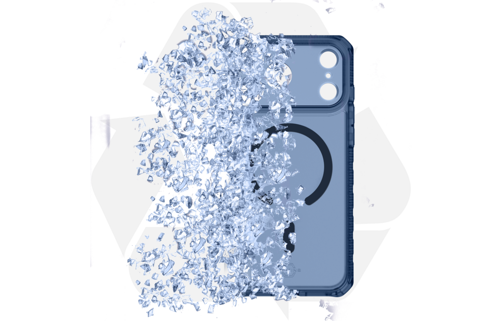 ITSKINS Hybrid Frost MagSafe Case for Apple iPhone 17 Pro Max - Navy Blue