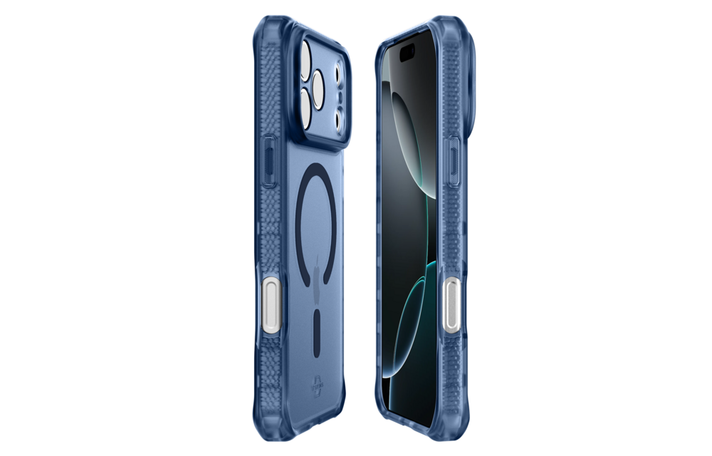 ITSKINS Hybrid Frost MagSafe Case for Apple iPhone 17 Pro Max - Navy Blue