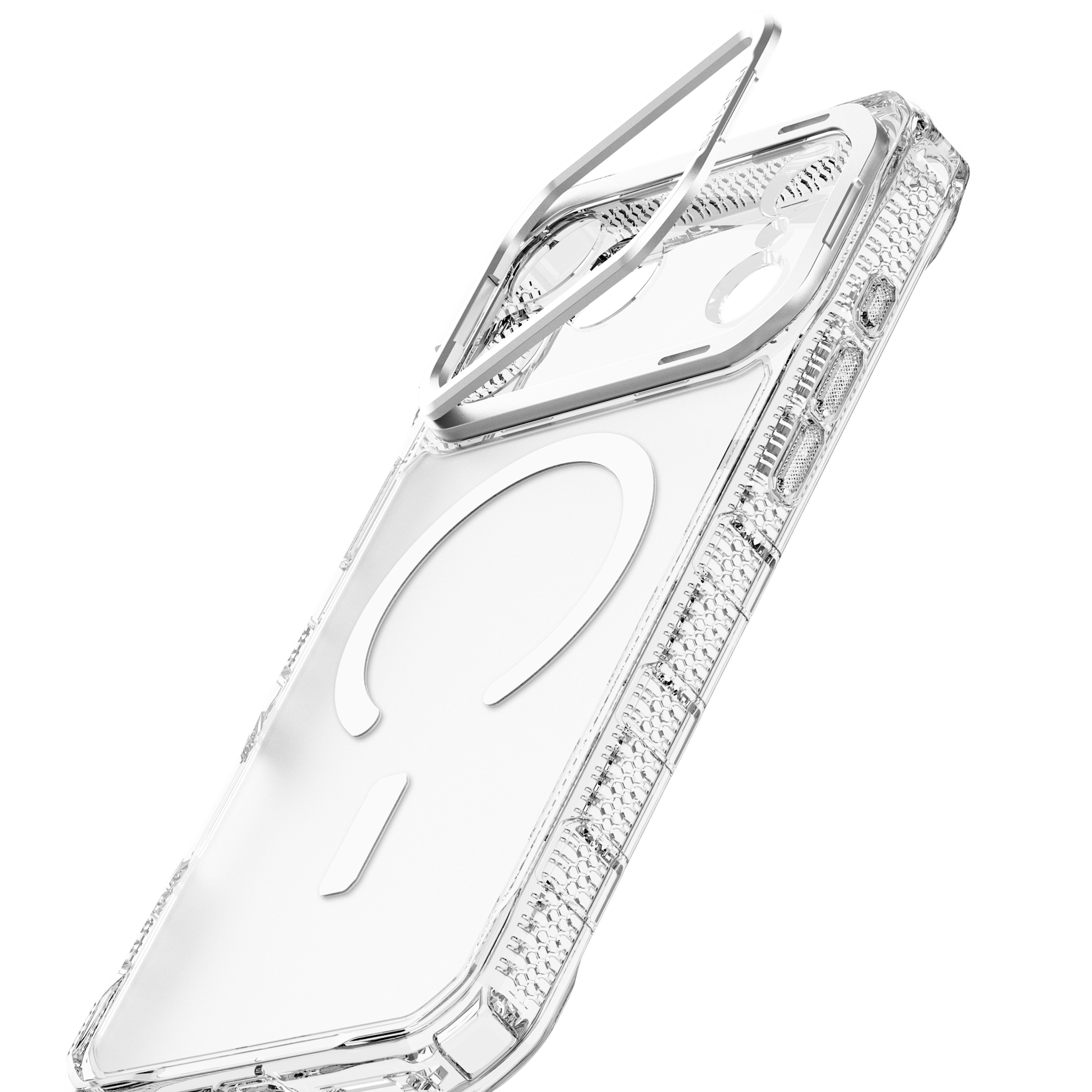 ITSKINS Suprem R Clear Stand with MagSafe Case for Apple iPhone 17 Pro Max - Transparent