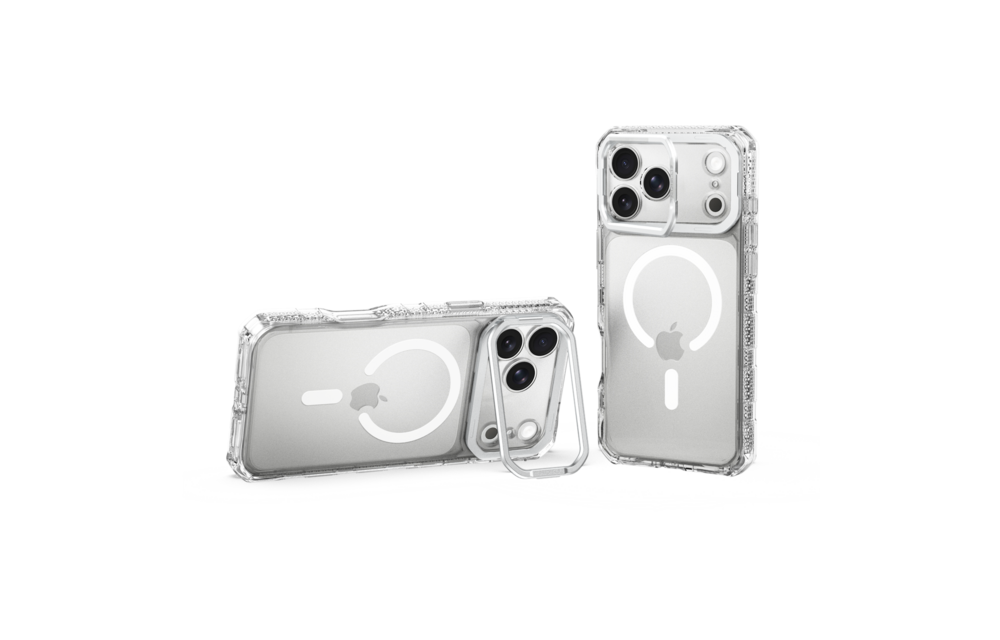 ITSKINS Suprem R Clear Stand with MagSafe Case for Apple iPhone 17 Pro Max - Transparent