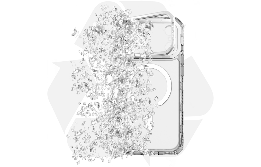 ITSKINS Suprem R Clear Stand with MagSafe Case for Apple iPhone 17 Pro Max - Transparent