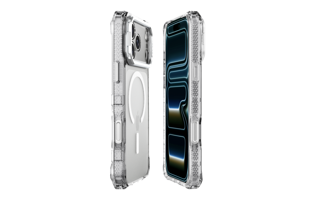 ITSKINS Suprem R Clear Stand with MagSafe Case for Apple iPhone 17 Pro Max - Transparent