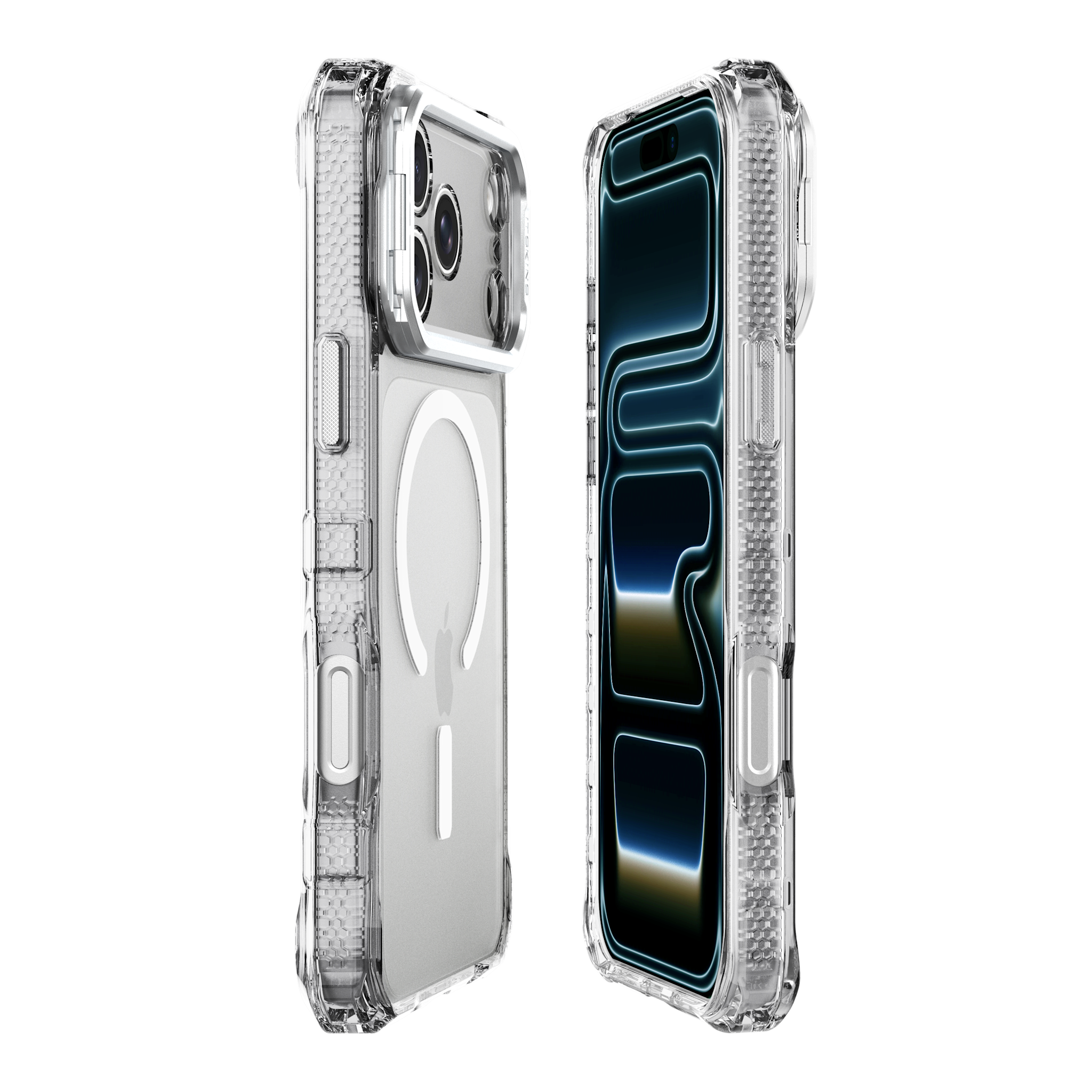 ITSKINS Suprem R Clear Stand with MagSafe Case for Apple iPhone 17 Pro Max - Transparent