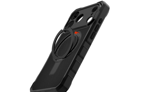 ITSKINS Supreme R Nylon Stand With Magsafe Case for Apple iPhone 17 Pro - Black