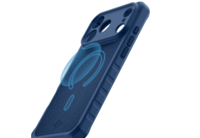 ITSKINS Hybrid R Nylon With MagSafe Case for Apple iPhone 17 Pro - Dark Blue