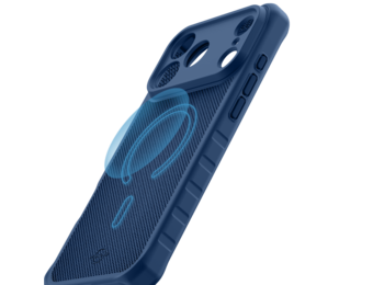 ITSKINS Hybrid R Nylon With MagSafe Case for Apple iPhone 17 Pro - Dark Blue