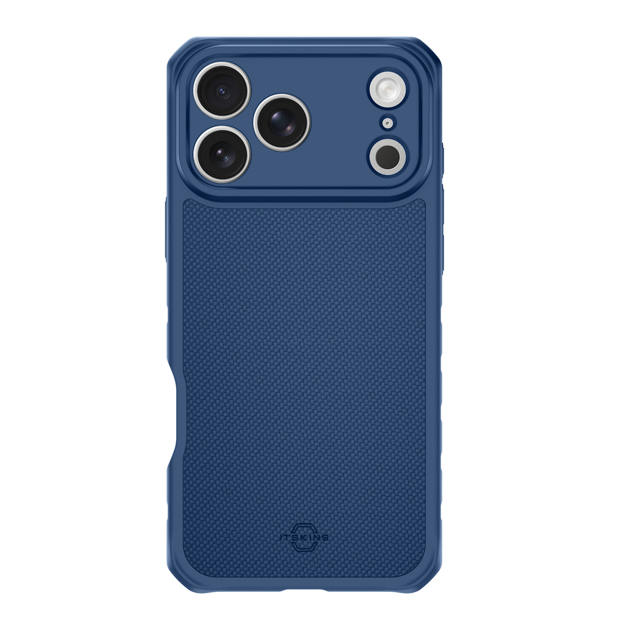 ITSKINS Hybrid R Nylon With MagSafe Case for Apple iPhone 17 Pro - Dark Blue