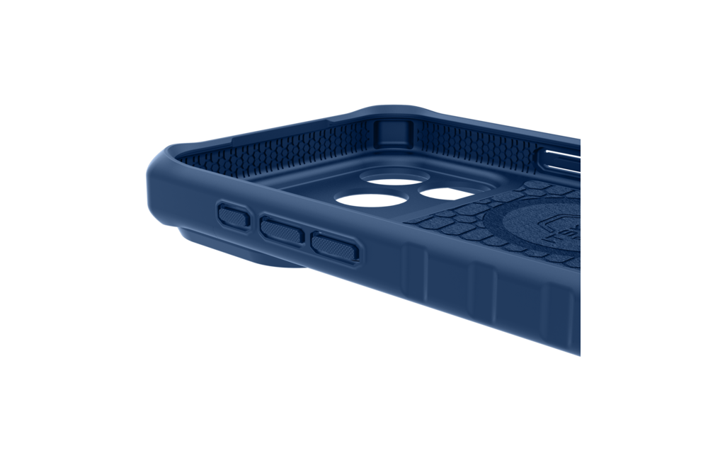 ITSKINS Hybrid R Nylon With MagSafe Case for Apple iPhone 17 Pro - Dark Blue