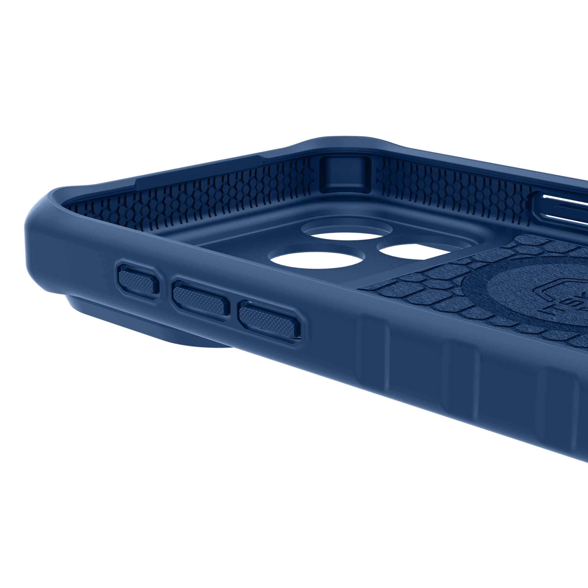 ITSKINS Hybrid R Nylon With MagSafe Case for Apple iPhone 17 Pro - Dark Blue