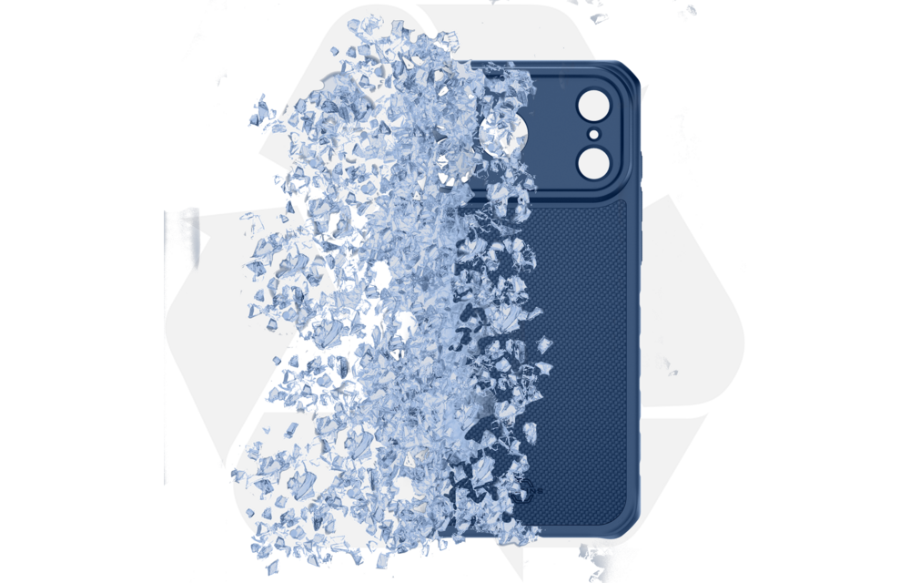 ITSKINS Hybrid R Nylon With MagSafe Case for Apple iPhone 17 Pro - Dark Blue