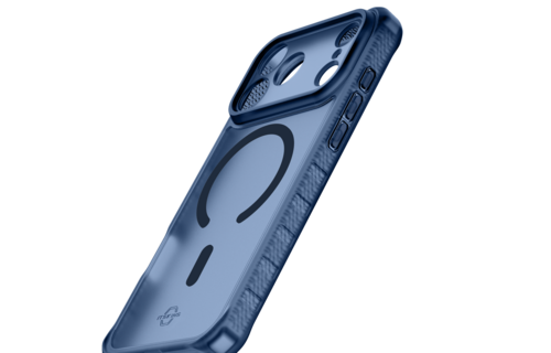 ITSKINS Hybrid R Frost With Magsafe Case for Apple iPhone 17 Pro - Navy Blue