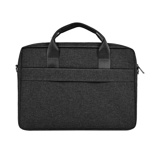 WiWU Minimalist Water-Resistant with Shoulder Strap Bag for Laptop and MacBook 13"/14" - Black