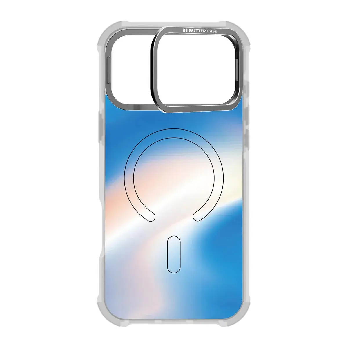 Buttercase Inspire Series Protective Case With Camera Stand for Apple iPhone 17 Pro Max - Oceanh Bubble