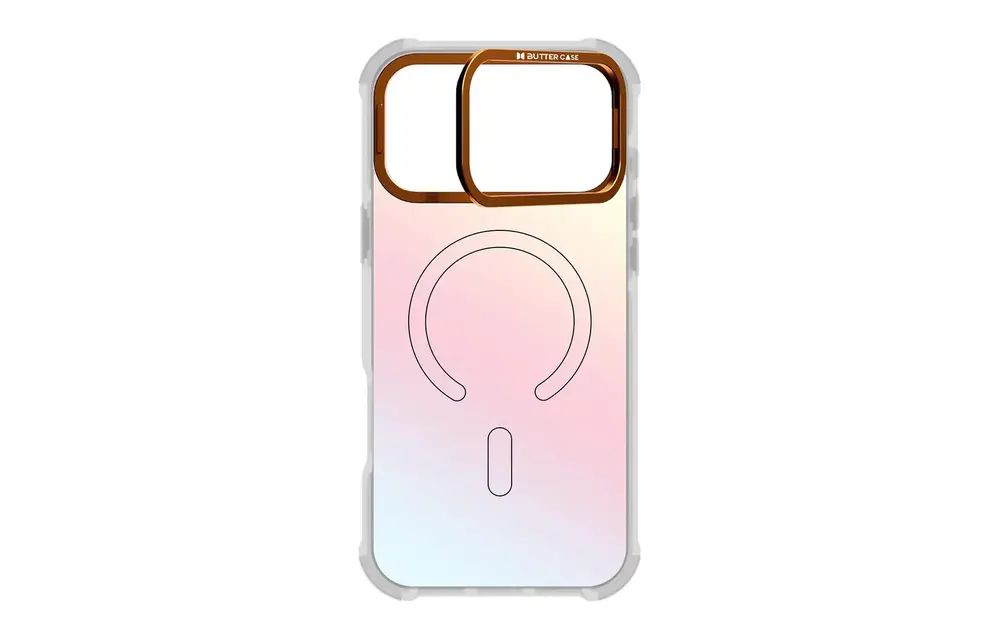 Buttercase Inspire Series Protective Case With Camera Stand for Apple iPhone 17 Pro Max - Sunshine Bubble