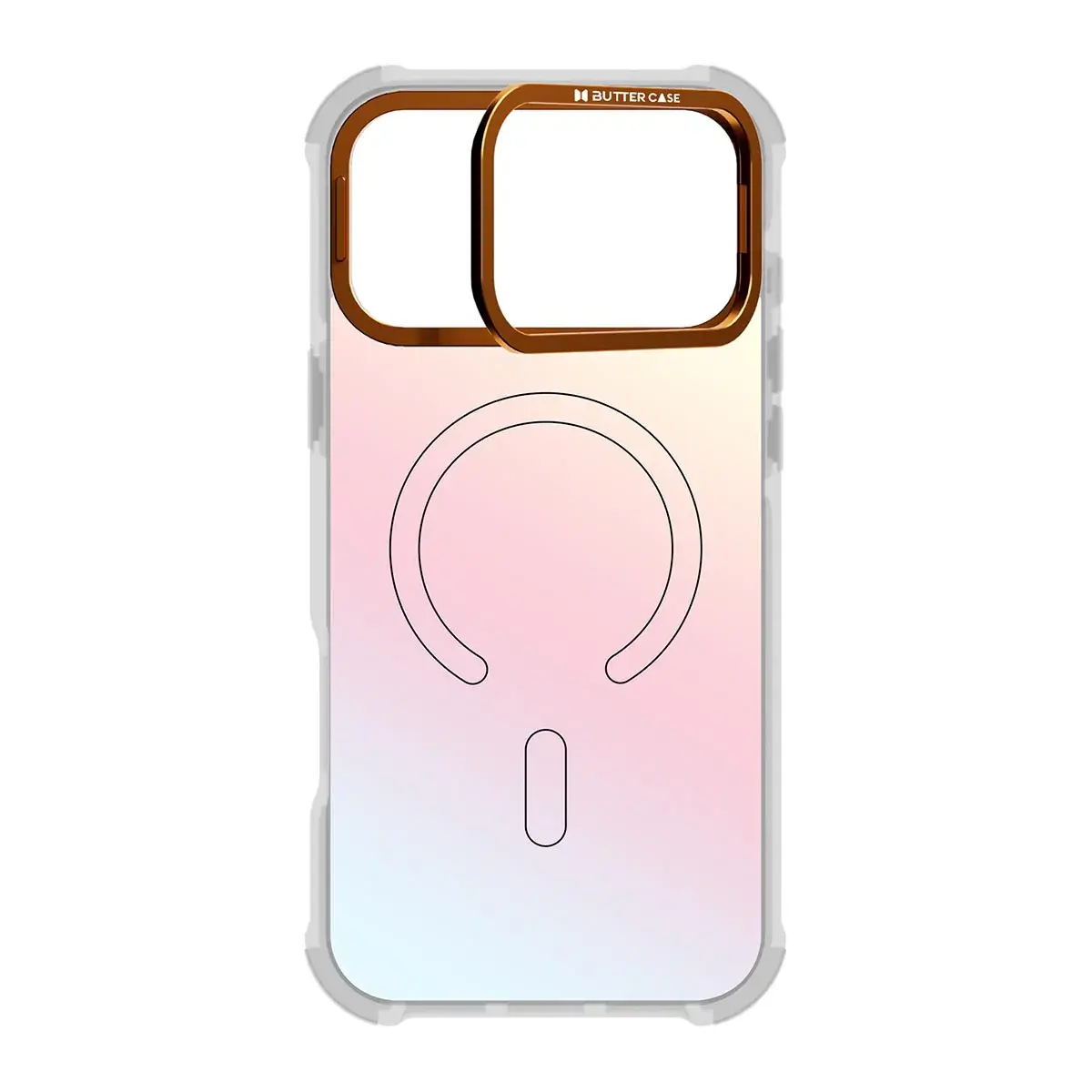 Buttercase Inspire Series Protective Case With Camera Stand for Apple iPhone 17 Pro Max - Sunshine Bubble