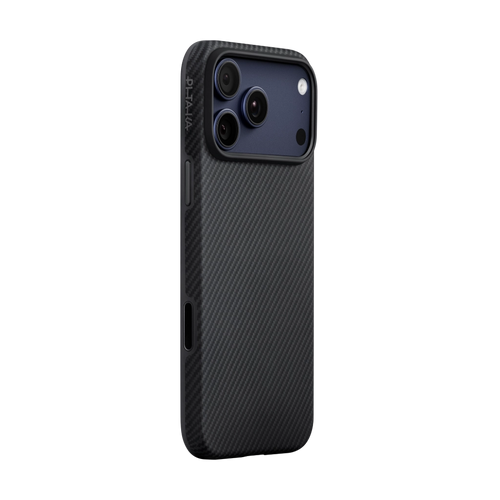 Pitaka Aramid UltraGuard Case for iPhone 18 Pro / 17 Pro - Black/Grey