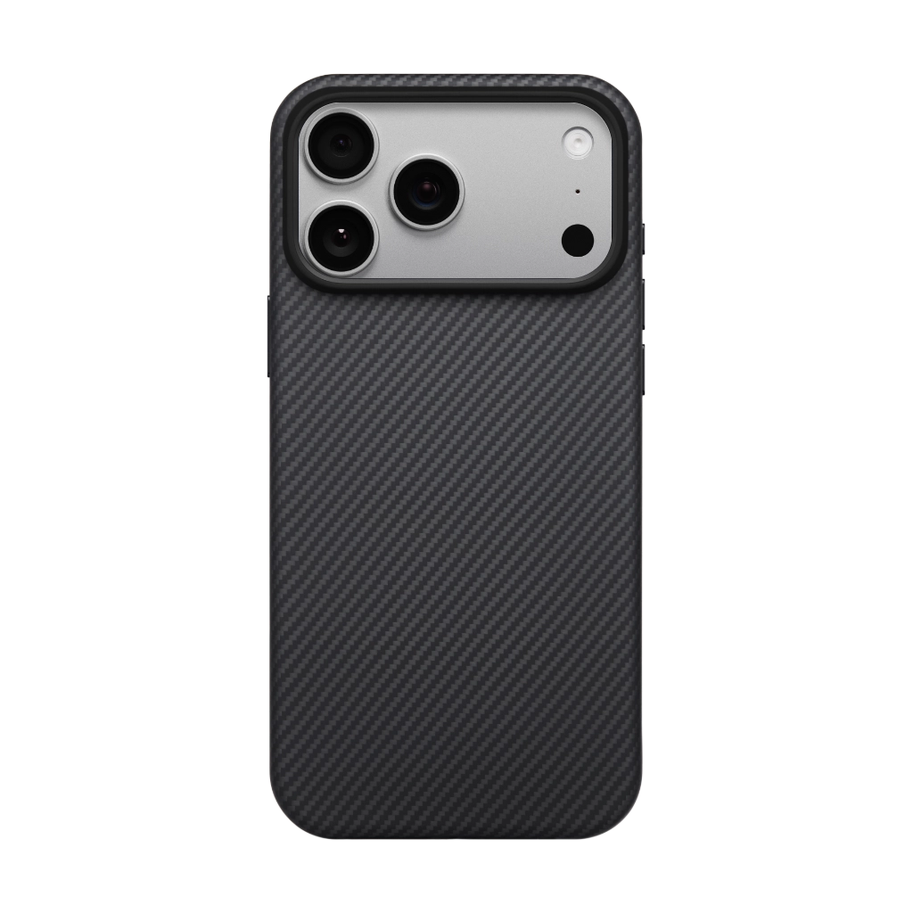 Pitaka Aramid UltraGuard Case for iPhone 18 Pro / 17 Pro - Black/Grey