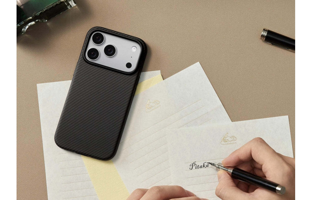 Pitaka Aramid UltraGuard Case for iPhone 18 Pro / 17 Pro - Black/Grey
