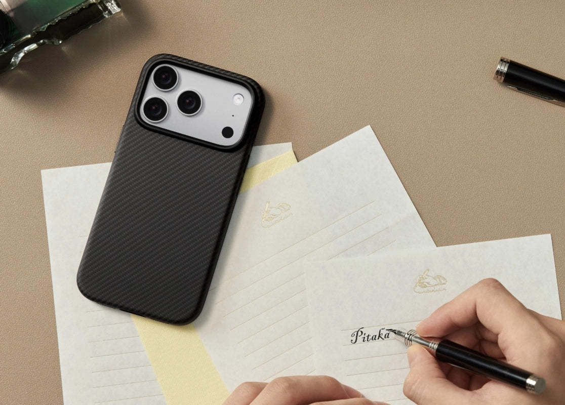 Pitaka Aramid UltraGuard Case for iPhone 18 Pro / 17 Pro - Black/Grey