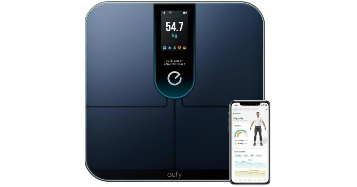 Eufy By Anker Bluetooth Smart Scale P3 - Black