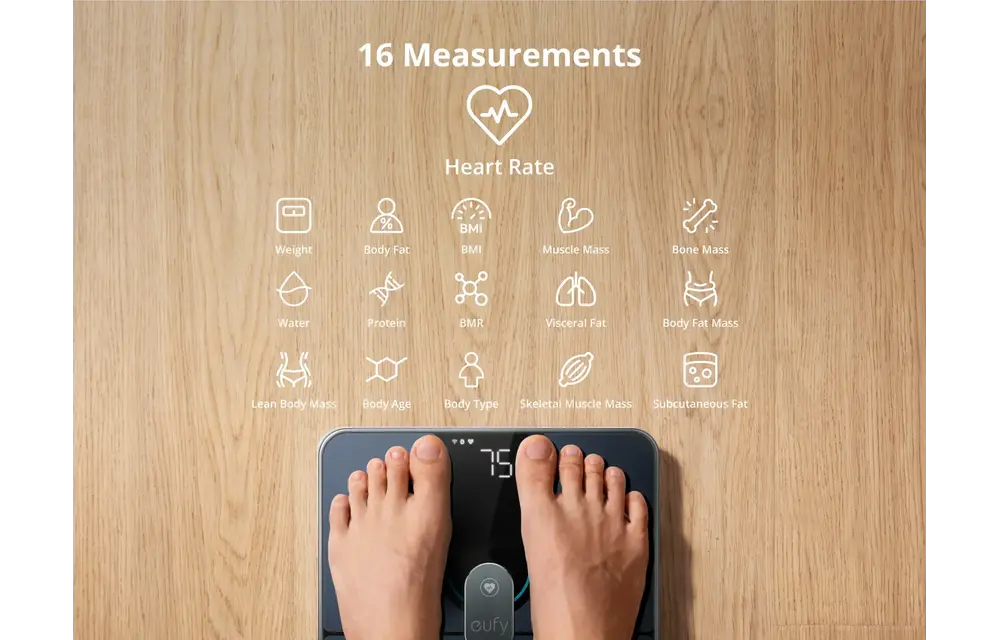 Eufy By Anker Smart Scale C1 With Bluetooth - Black