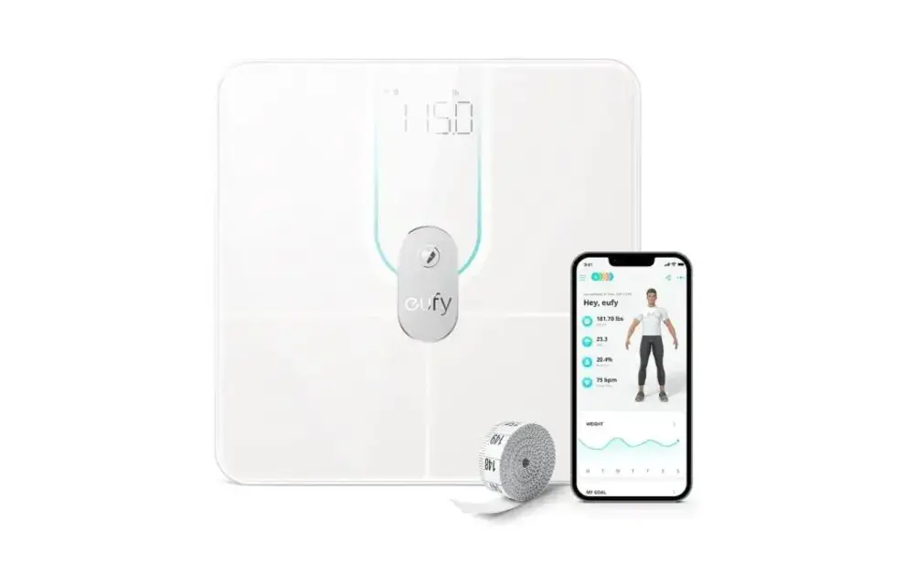 Eufy By Anker Bluetooth Smart Scale P2 Pro - White
