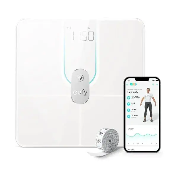 Eufy By Anker Bluetooth Smart Scale P2 Pro - White