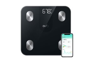 Eufy By Anker Bluetooth Smart Weighing Scale A1  - Black