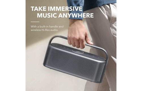 Soundcore By Anker Motion X600 Portable High-Quality Sound Wireless Speaker 50W - Black