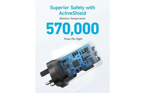 Anker Compact and Foldable Ultra fast Charger 67W 3Ports  - Black