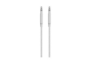 Melkin Aluminum Shell Aux Cable 3.5mm, 1.2m - Silver