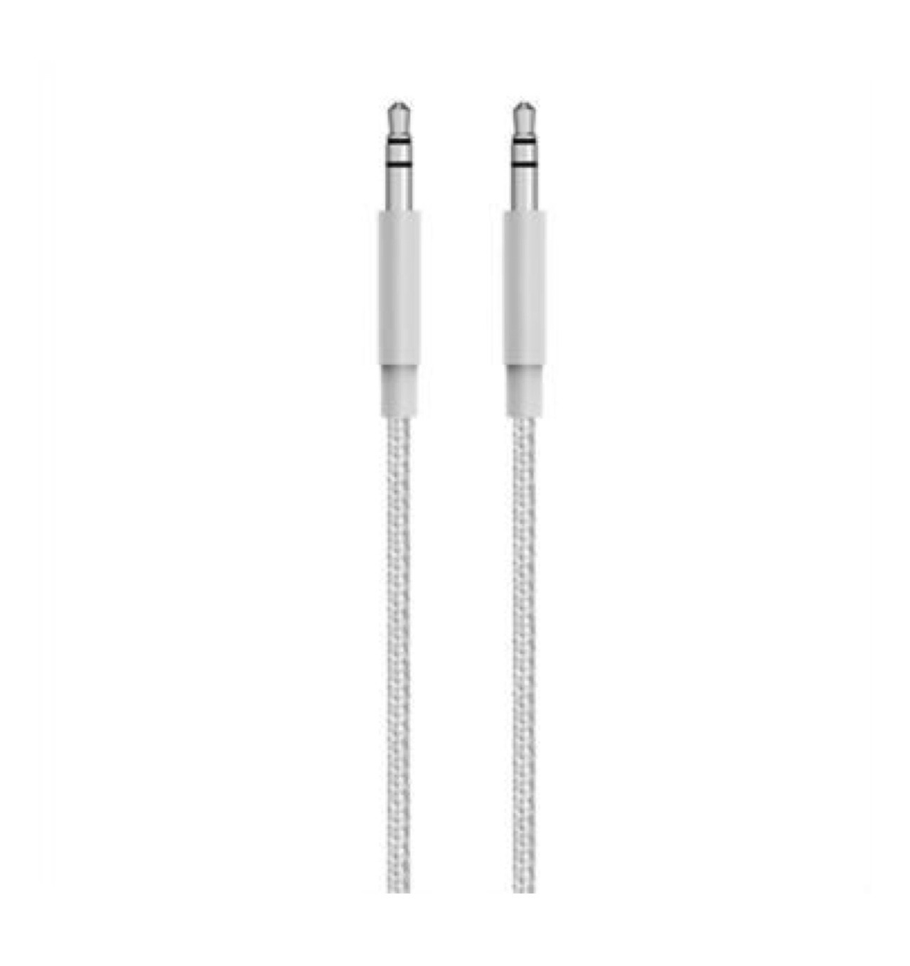Melkin Aluminum Shell Aux Cable 3.5mm, 1.2m - Silver