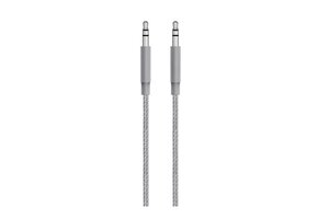 Melkin Aluminum Shell Aux Cable 3.5mm, 1.2m - GRAY