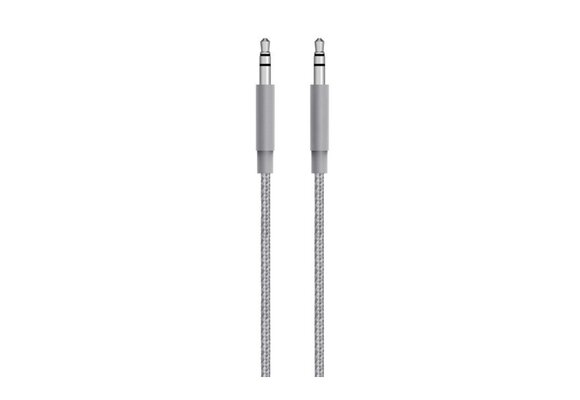 Melkin Aluminum Shell Aux Cable 3.5mm, 1.2m - GRAY