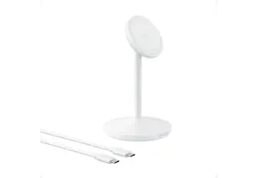Anker MagGo MagSafe Wireless Charger Stand With USB-C Cable - White