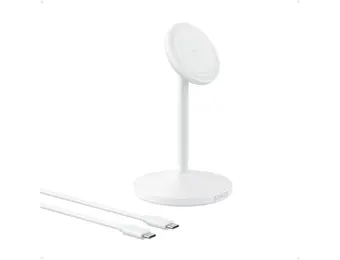 Anker MagGo MagSafe Wireless Charger Stand With USB-C Cable - White