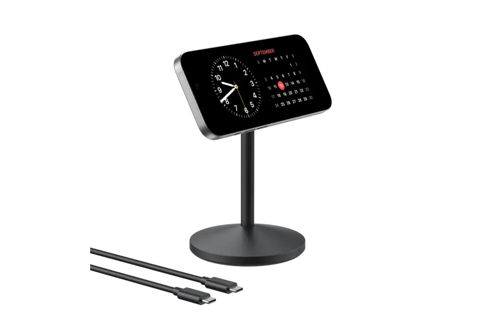 Anker MagGo MagSafe Wireless Charger Stand With USB-C Cable - Black