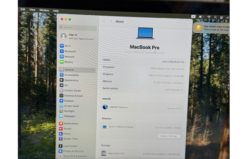 Apple MacBook Pro 13" With Touch 16GB , 512GB SSD (2020) i5 En - Space Grey - USED