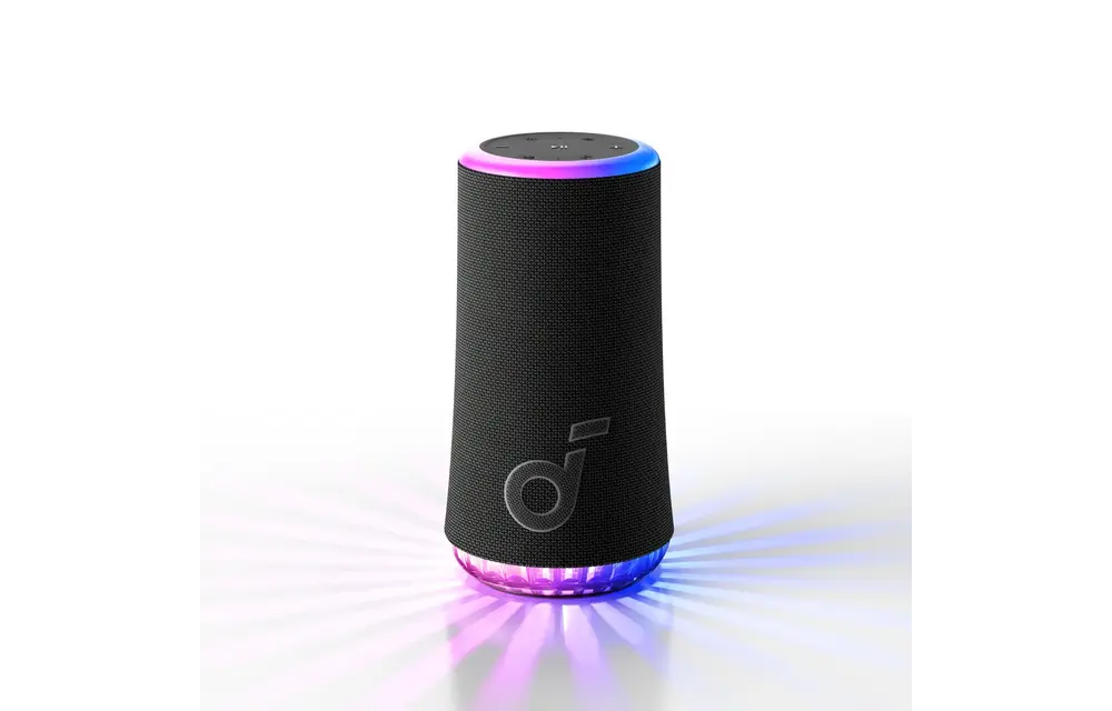 Soundcore By Anker Glow 360 Sound with Synchronized Light Show Portable Speaker - Black