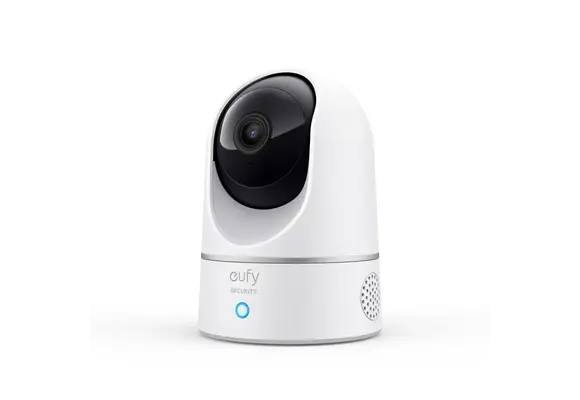 Eufy Security Indoor Cam E220 , 360° Pan and Tilt with 2K Resolution - White