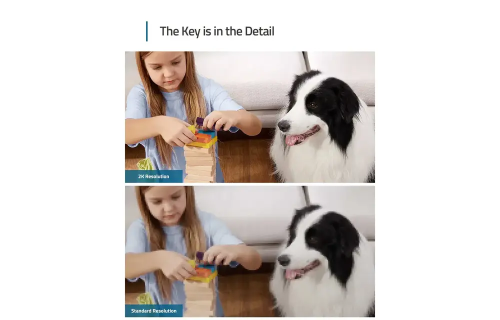 Eufy Security Indoor Cam E220 , 360° Pan and Tilt with 2K Resolution - White